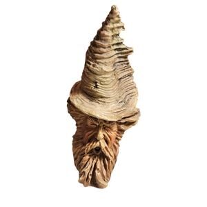 Knot Knoggins folk art sculpture  Stephen Herrero  VTG 4" Man Tree knot Old Man